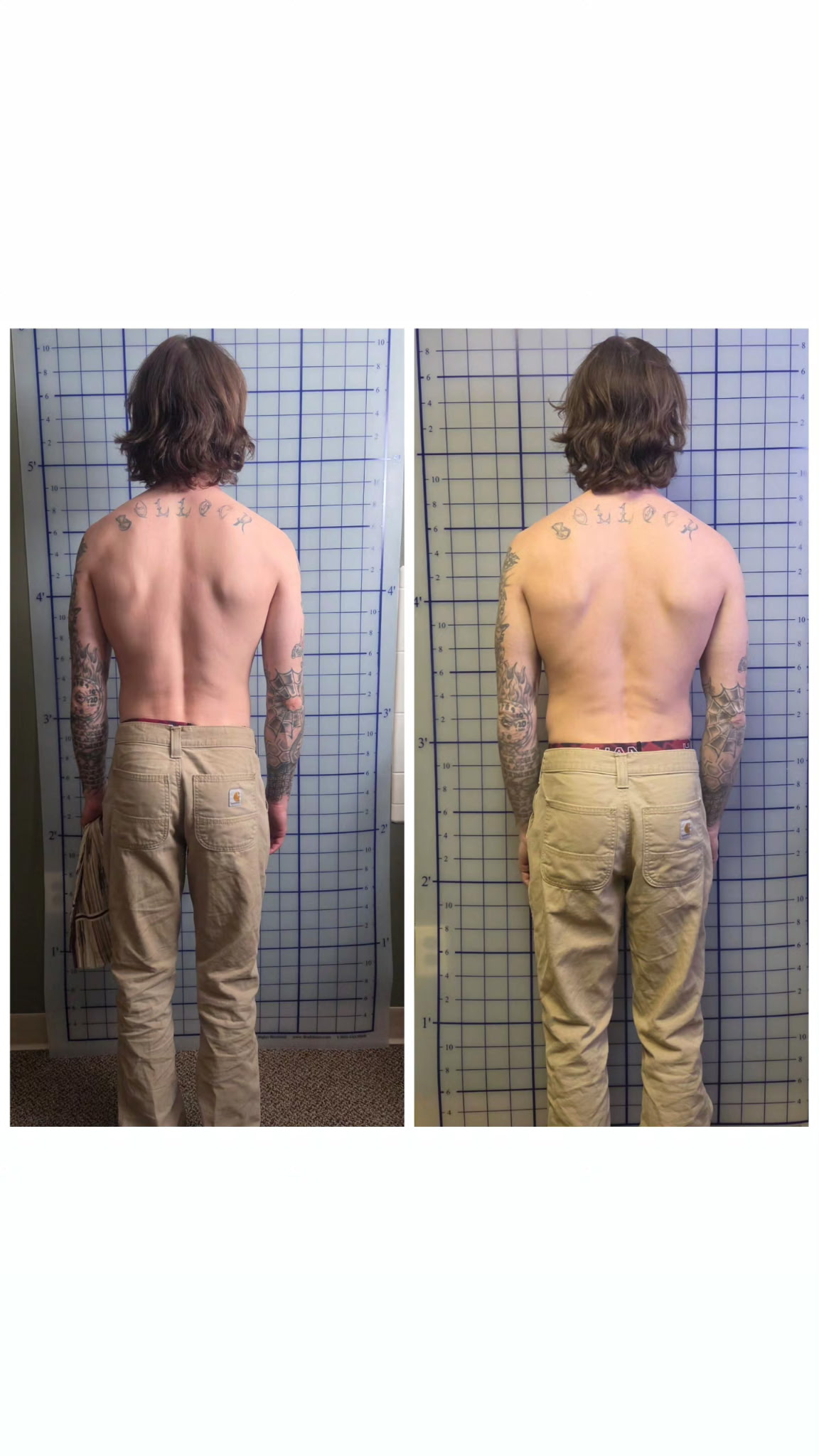 Client result from advanced body work